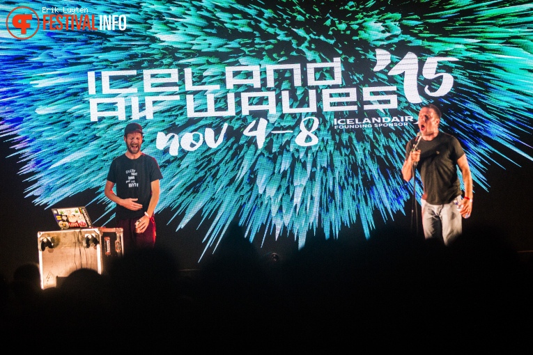 Sleaford Mods op Iceland Airwaves 2015 foto