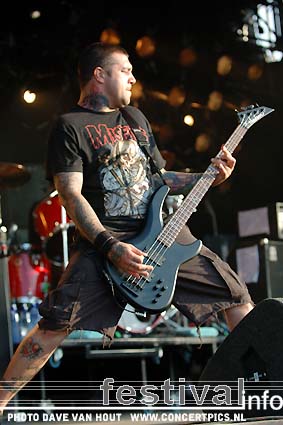 Hatebreed op Fields of Rock 2007 foto