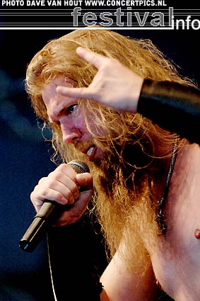 Amon Amarth op Fields of Rock 2007 foto