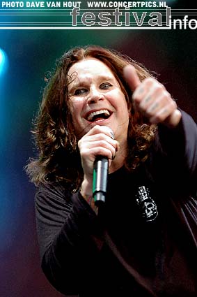 Ozzy Osbourne op Fields of Rock 2007 foto