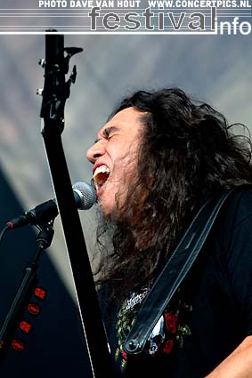 Slayer op Fields of Rock 2007 foto