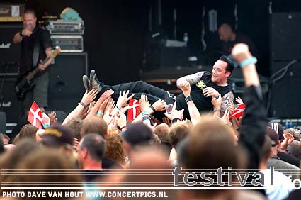 Volbeat op Fields of Rock 2007 foto