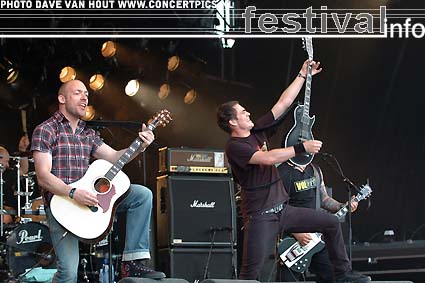 Volbeat op Fields of Rock 2007 foto