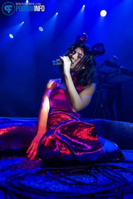 Marina and the Diamonds op Marina and The Diamonds - 25/2 - TivoliVredenburg foto