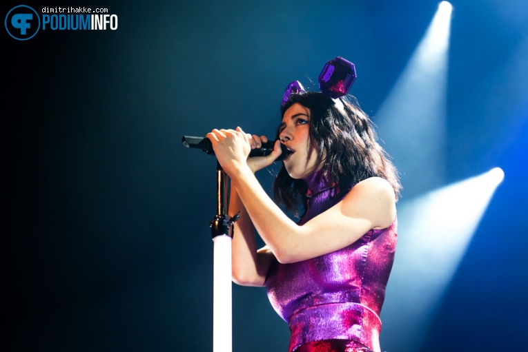 Marina and the Diamonds op Marina and The Diamonds - 25/2 - TivoliVredenburg foto