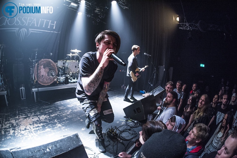 The One Hundred op Crossfaith - 03/03 - De Helling foto