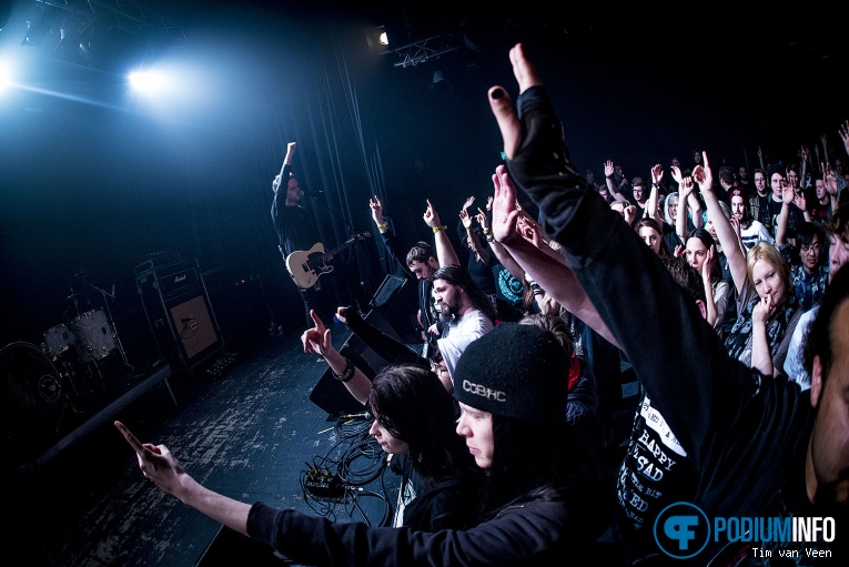 The One Hundred op Crossfaith - 03/03 - De Helling foto