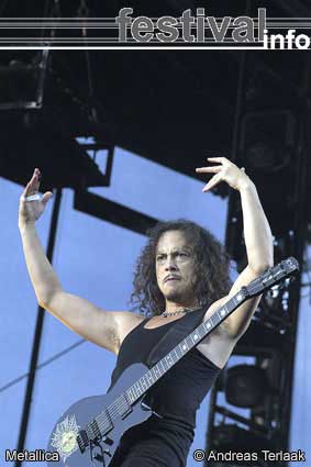 Metallica op Fields of Rock 2003 foto