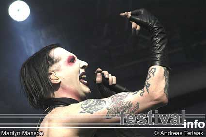 Marilyn Manson op Fields of Rock 2003 foto