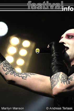 Marilyn Manson op Fields of Rock 2003 foto