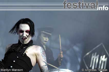 Marilyn Manson op Fields of Rock 2003 foto