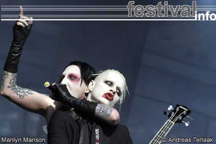 Marilyn Manson op Fields of Rock 2003 foto