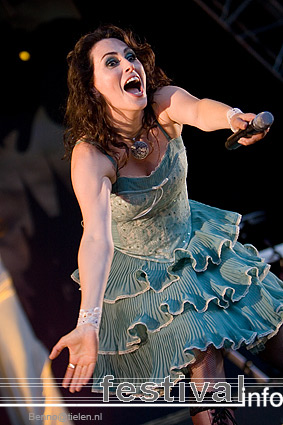 Within Temptation op Indian Summer Festival 2007 foto