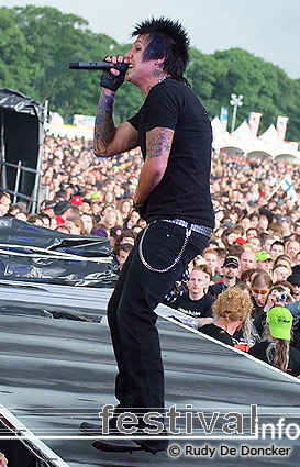 Papa Roach op Graspop Metal Meeting 2007 foto