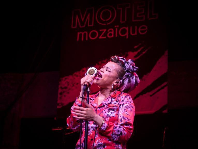 Andra Day op Motel Mozaique 2016 foto