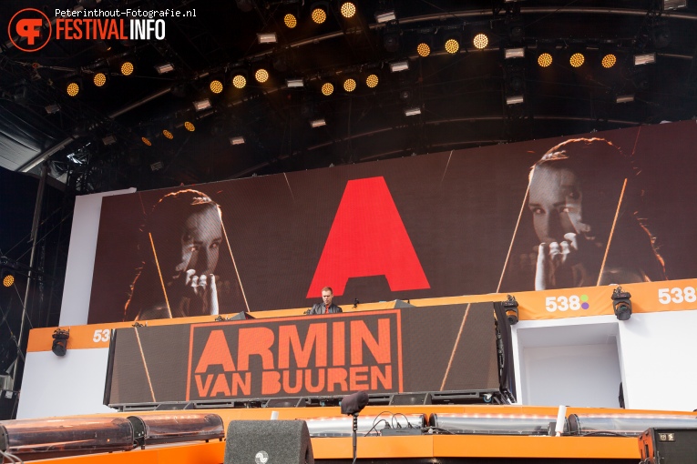 Foto Armin van Buuren op 538 Koningsdag 2016