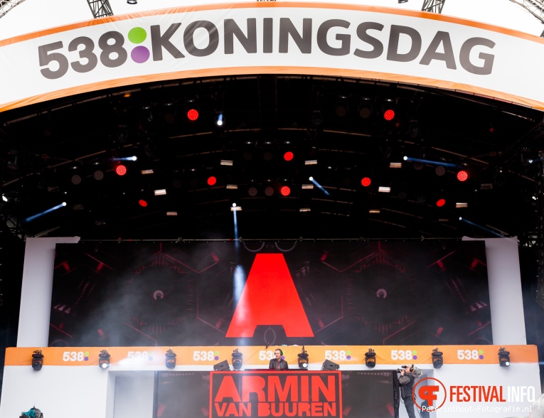 Foto Armin van Buuren op 538 Koningsdag 2016