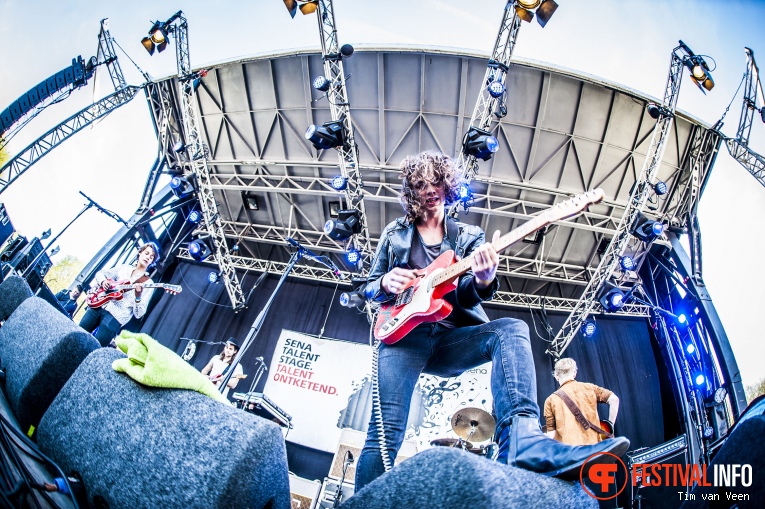 Lucas Hamming op Bevrijdingsfestival Utrecht 2016 foto