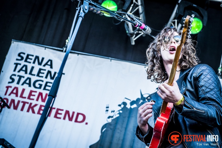 Lucas Hamming op Bevrijdingsfestival Utrecht 2016 foto