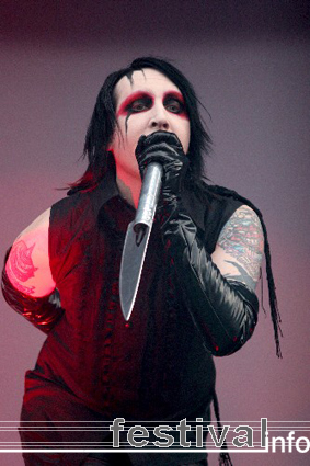 Marilyn Manson op Rock Werchter 2007 foto