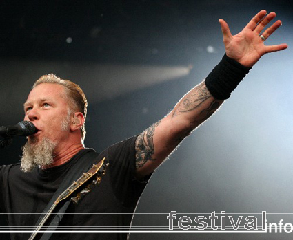 Metallica op Rock Werchter 2007 foto