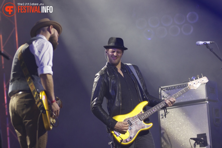 Henrik Freischlader Trio op Ribs & Blues 2016 foto