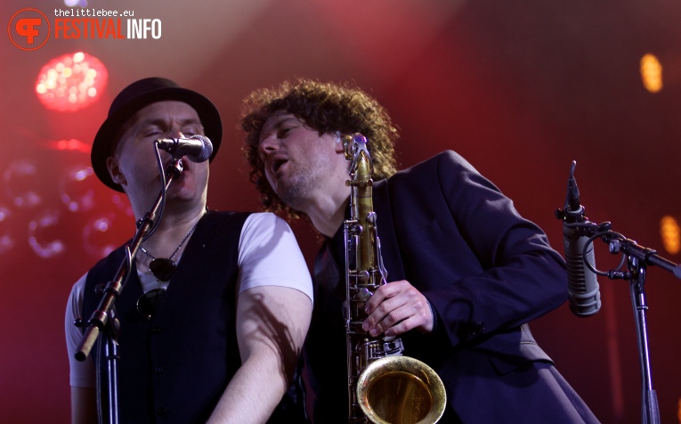 Thorbjørn Risager & The Black Tornado op Ribs & Blues 2016 foto
