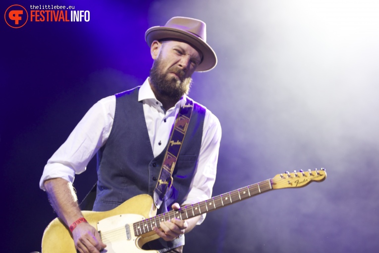 Henrik Freischlader Trio op Ribs & Blues 2016 foto