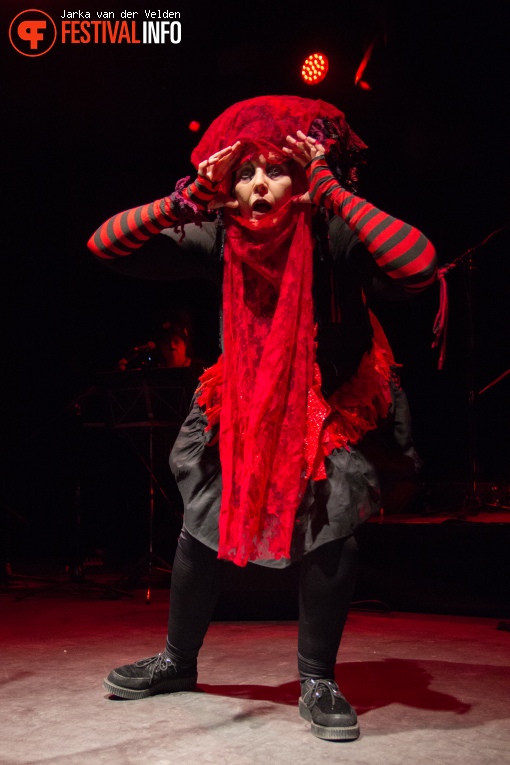 Lene Lovich Band op Wave Gotik Treffen 2016 foto