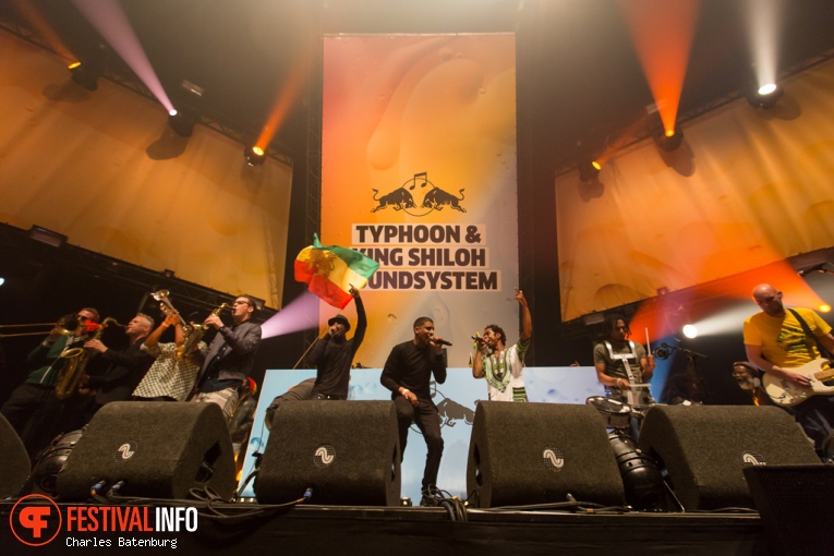 Typhoon op Red Bull Culture Clash 2016 foto