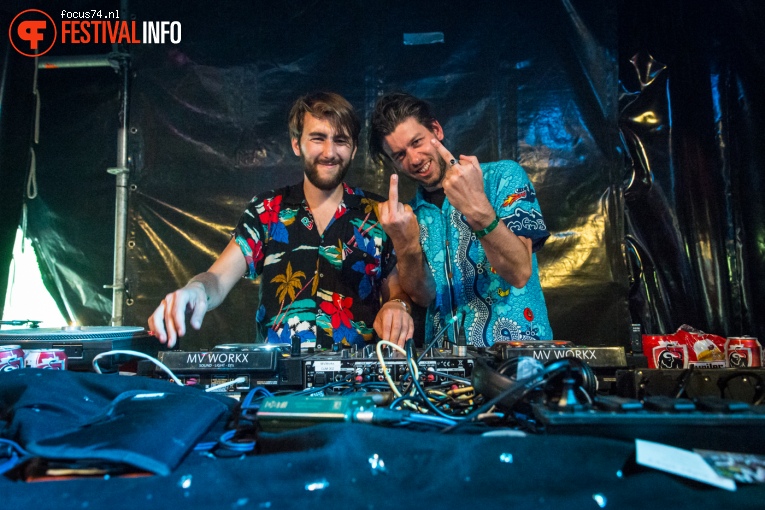 The Volcano Boys op Dauwpop 2016 foto