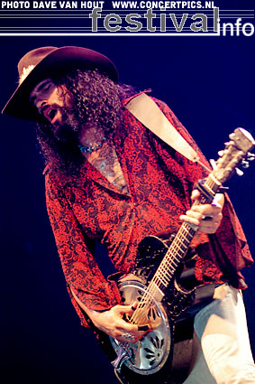 Eric Sardinas & Big Motor op Bospop 2007 foto