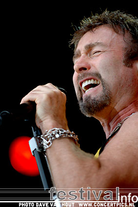 Paul Rodgers op Bospop 2007 foto