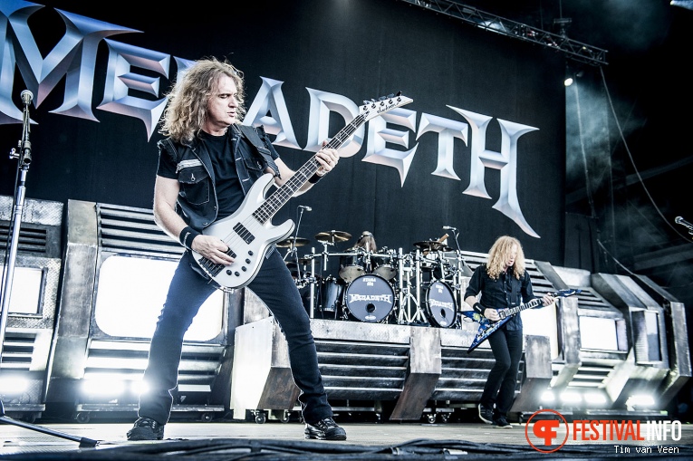 Megadeth op Graspop Metal Meeting 2016, dag 1 foto