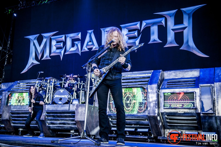 Megadeth op Graspop Metal Meeting 2016, dag 1 foto