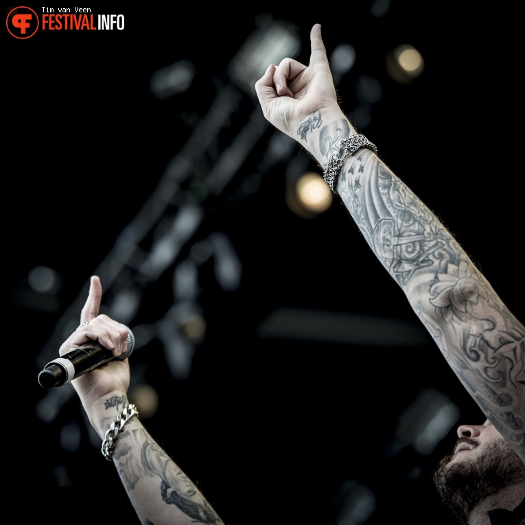 Soilwork op Graspop Metal Meeting 2016, dag 1 foto