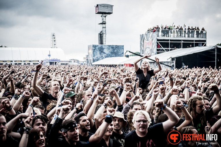 Disturbed op Graspop Metal Meeting 2016, dag 1 foto