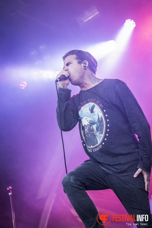 The Amity Affliction op Graspop Metal Meeting 2016 dag 3 foto