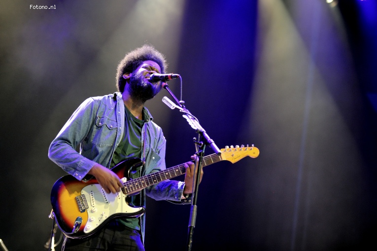 Michael Kiwanuka op Down The Rabbit Hole 2016 - Vrijdag foto