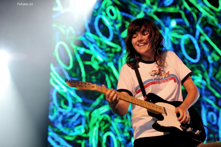 Courtney Barnett op Down The Rabbit Hole 2016 - Vrijdag foto