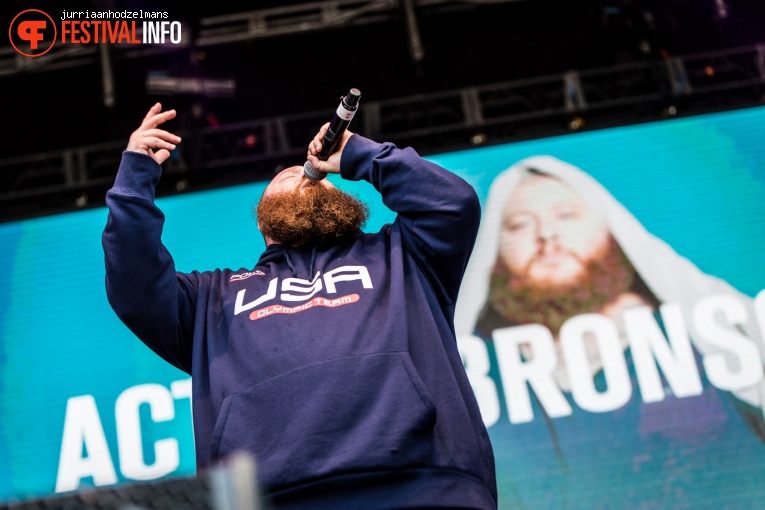 Action Bronson op WOO HAH! 2016 foto