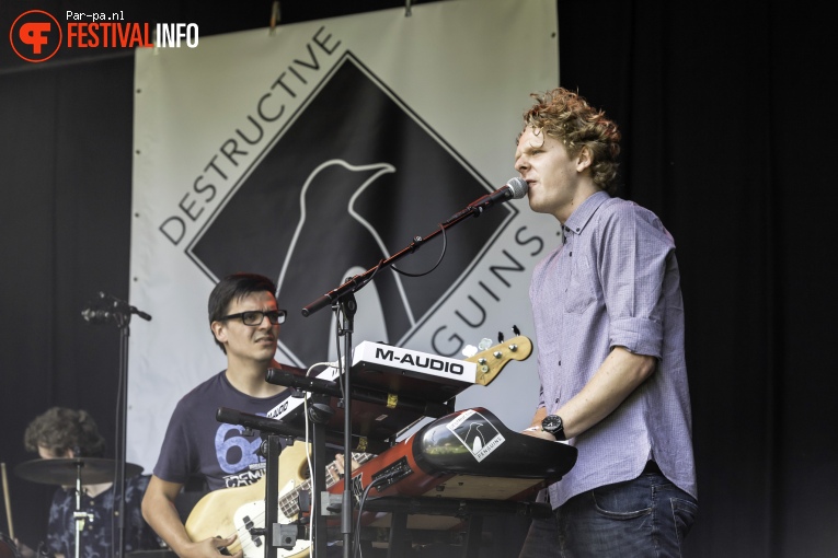 Destructive Penguins op Werfpop 2016 foto