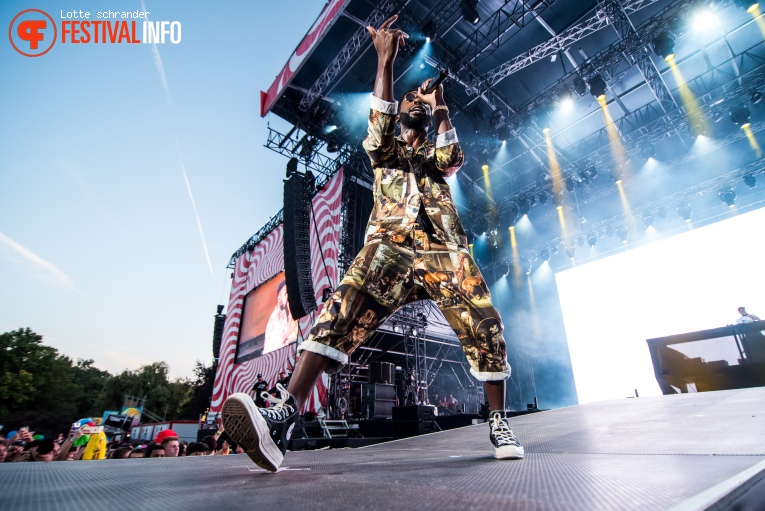 Tinie Tempah op Sziget 2016 - Zondag foto