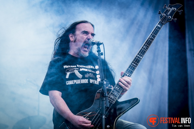 Carcass op Into The Grave 2016 foto