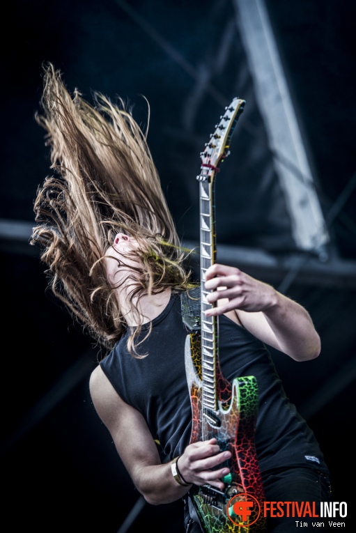 The Black Dahlia Murder op Into The Grave 2016 foto