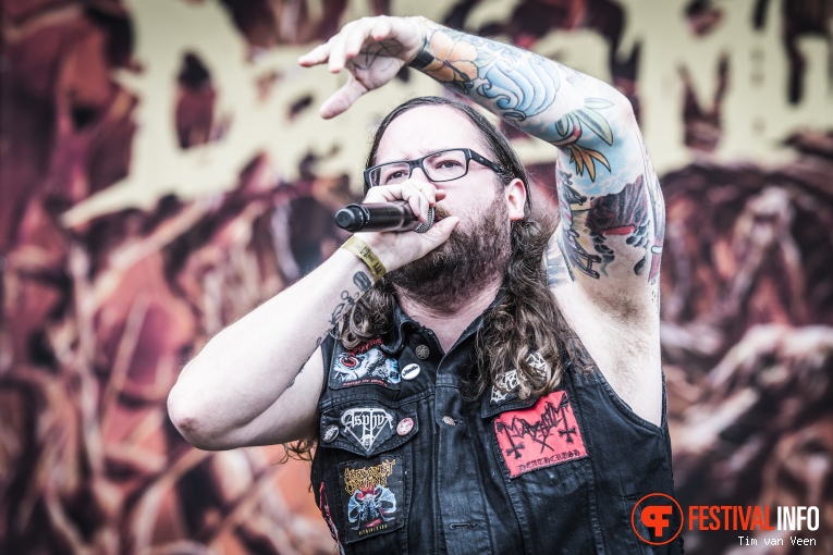 The Black Dahlia Murder op Into The Grave 2016 foto