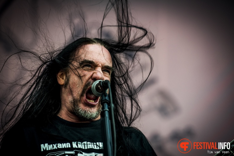 Carcass op Into The Grave 2016 foto