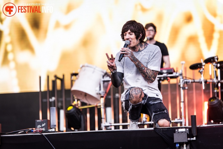 Bring Me The Horizon op Pukkelpop 2016 - Zaterdag foto