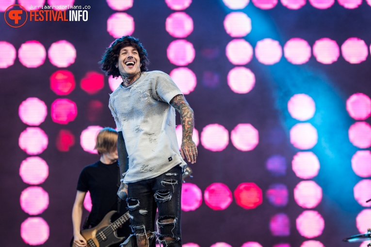 Bring Me The Horizon op Pukkelpop 2016 - Zaterdag foto