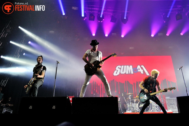 Sum 41 op Lowlands 2016 - Zaterdag foto